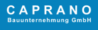 Logo CAPRANO Bauunternehmung GmbH